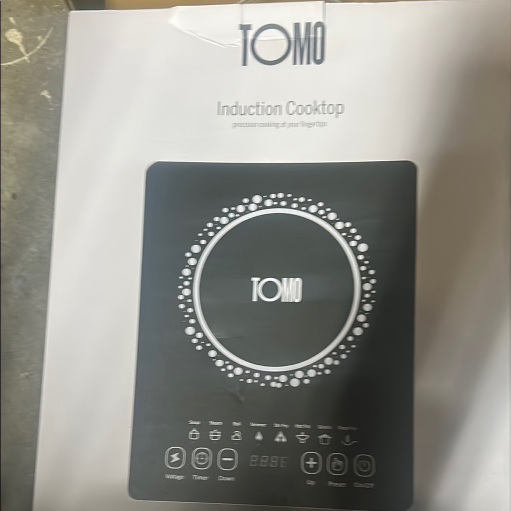 Black Induction Cooktop